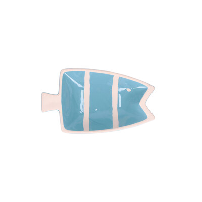 Piatto pesce A azzurro PELAGICOILLOGICO 23,3x14xh 4,5 cm Piatto pesce A azzurro PELAGICOILLOGICO 23,3x14xh 4,5 cm