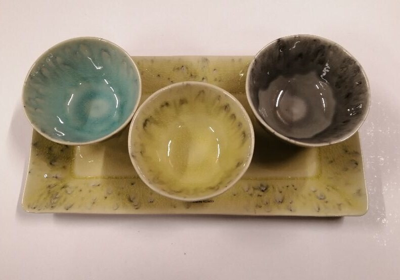 Set appetizer 4 pezzi vassoio lime medio MADEIRA Set appetizer 4 pezzi vassoio lime medio MADEIRA