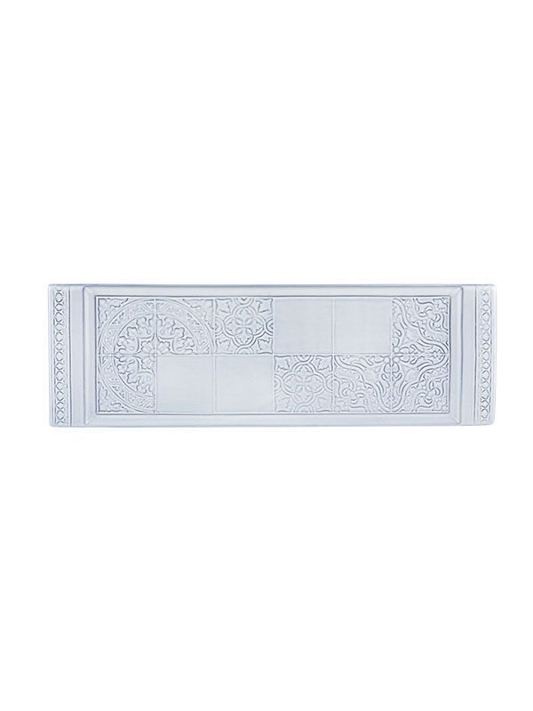 Vassoio rettangolare (Rua Nova bianco antico) cm. 16,4 x 51 Vassoio rettangolare (Rua Nova bianco antico) cm. 16,4 x 51