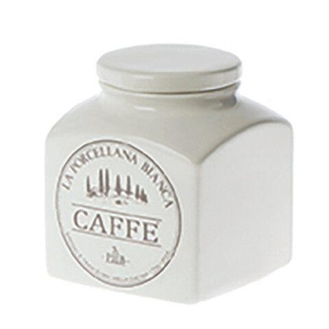 Barattolo porcellana Conserva 1,1 L. Caffè Barattolo porcellana Conserva 1,1 L. Caffè