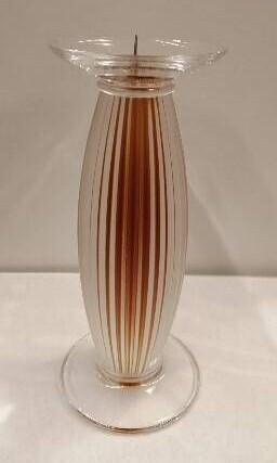 Candeliere Dampierre ocra H. cm. 18,5