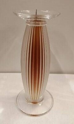 Candeliere Dampierre ocra H. cm. 18,5 Candeliere Dampierre ocra H. cm. 18,5