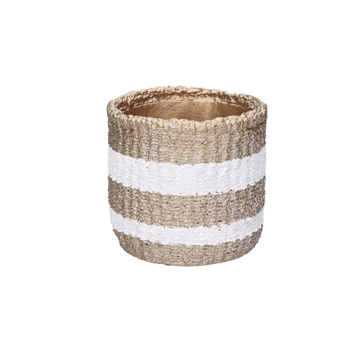 Cachepot Pueblo oro  cm. 14,5