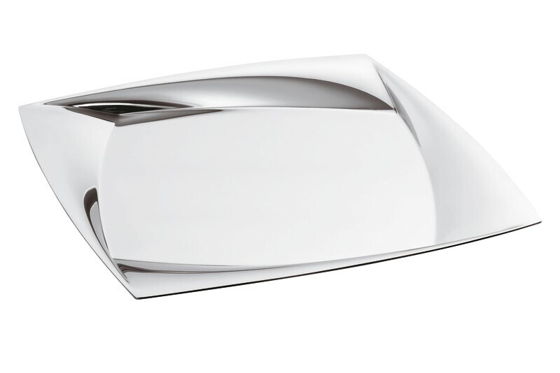 Vassoio quadrato Lucy i 36 x 36 acciaio inox