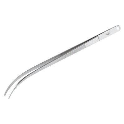 Pinza cucina punte curve acciaio inox