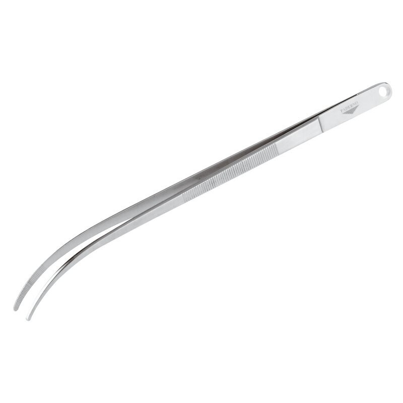 Pinza cucina punte curve acciaio inox