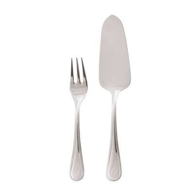 Set 13 pz. dolce Perles acciaio argentato