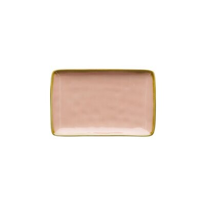 Vassoio rettangolare Concerto rosa antico 20x13 cm Vassoio rettangolare Concerto rosa antico 20x13 cm