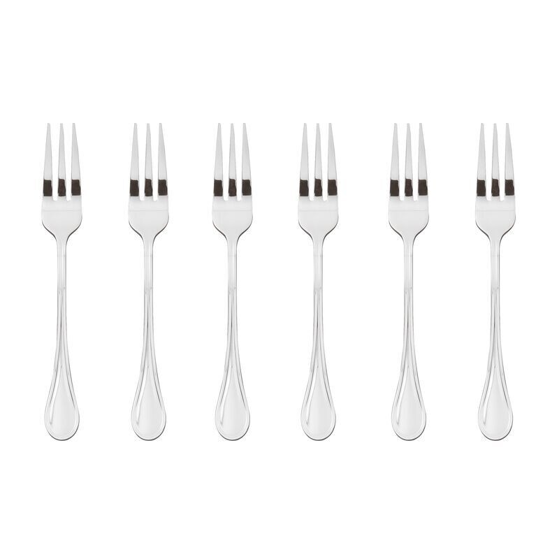 Set 6 forchette dolce Royal acciaio inox