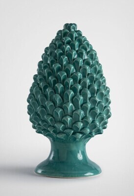 Pigna verde ramina cm. 35 Ceramica Bevilacqua