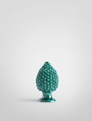 Pigna verde ramina cm. 15 Ceramica Bevilacqua