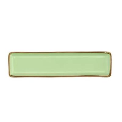 Vassoio rettangolare Concerto tè verde 32x8 cm Vassoio rettangolare Concerto tè verde 32x8 cm