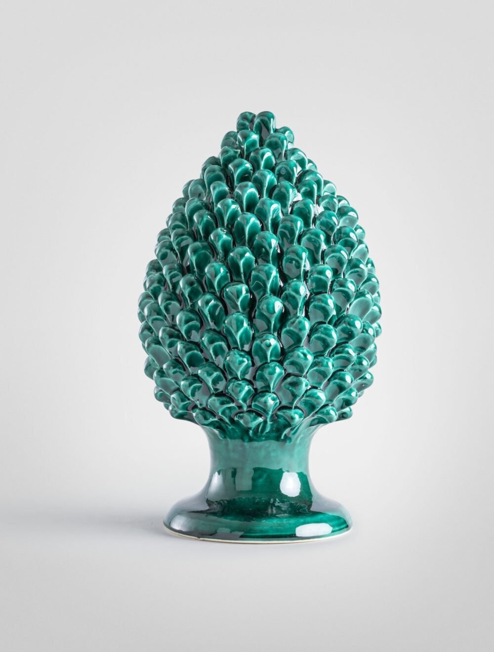 Pigna verde ramina cm. 40 Ceramica Bevilacqua