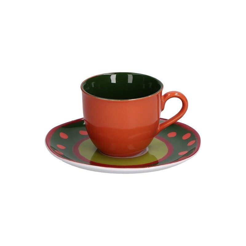 Tazza caffè c. p. 0,10 cc. Cozy Cottage Arancio