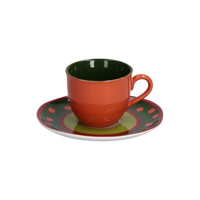 Tazza caffè c. p. 0,10 cc. Cozy Cottage Arancio Tazza caffè c. p. 0,10 cc. Cozy Cottage Arancio