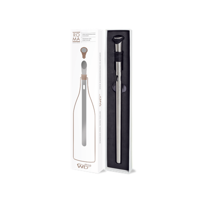 Stick raffredda vino in acciaio inox con tappo ermetico e beccuccio versatore Stick raffredda vino in acciaio inox con tappo ermetico e beccuccio versatore