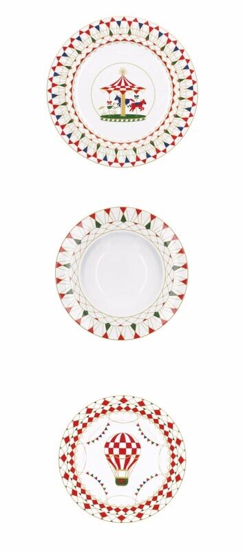 Servizio piatti 18 pz XMAS CAROUSEL