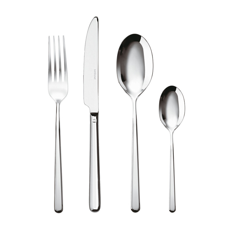 Servizio Posate Linear 24 pz. in Acciaio Inox