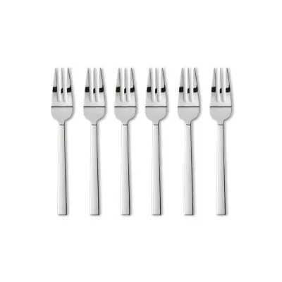 Set 6 forchettine dolce Neutra acciaio inox Set 6 forchettine dolce Neutra acciaio inox