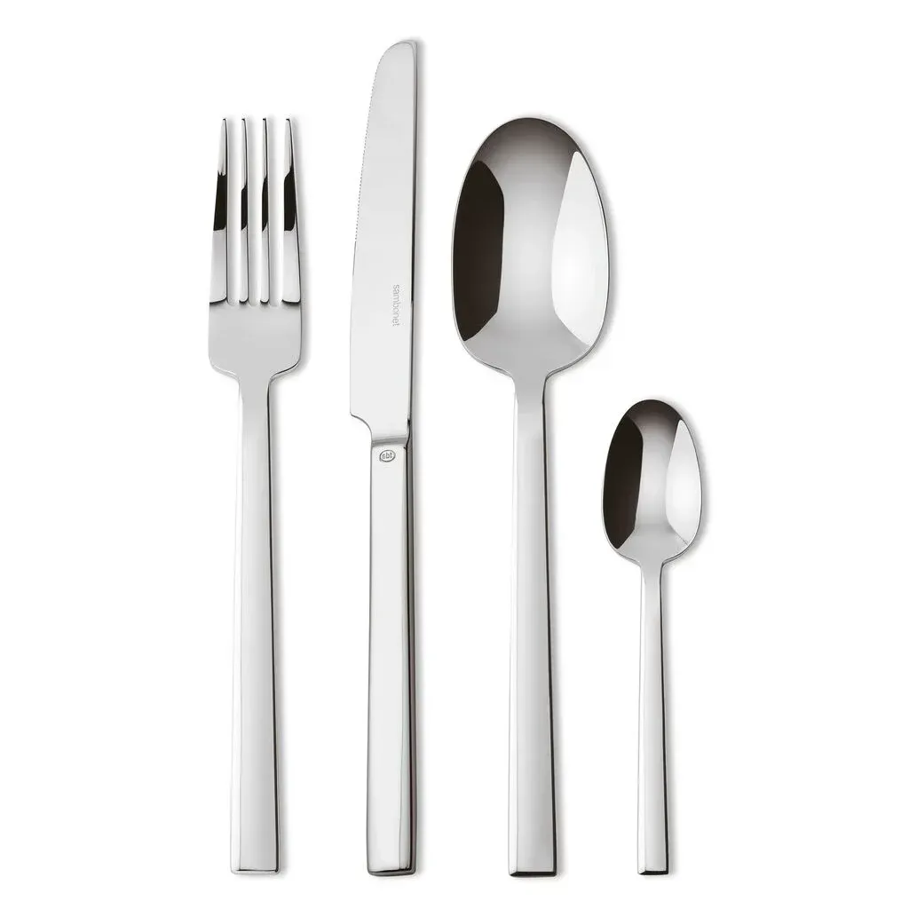Servizio posate Neutra 24 pezzi acciaio inox