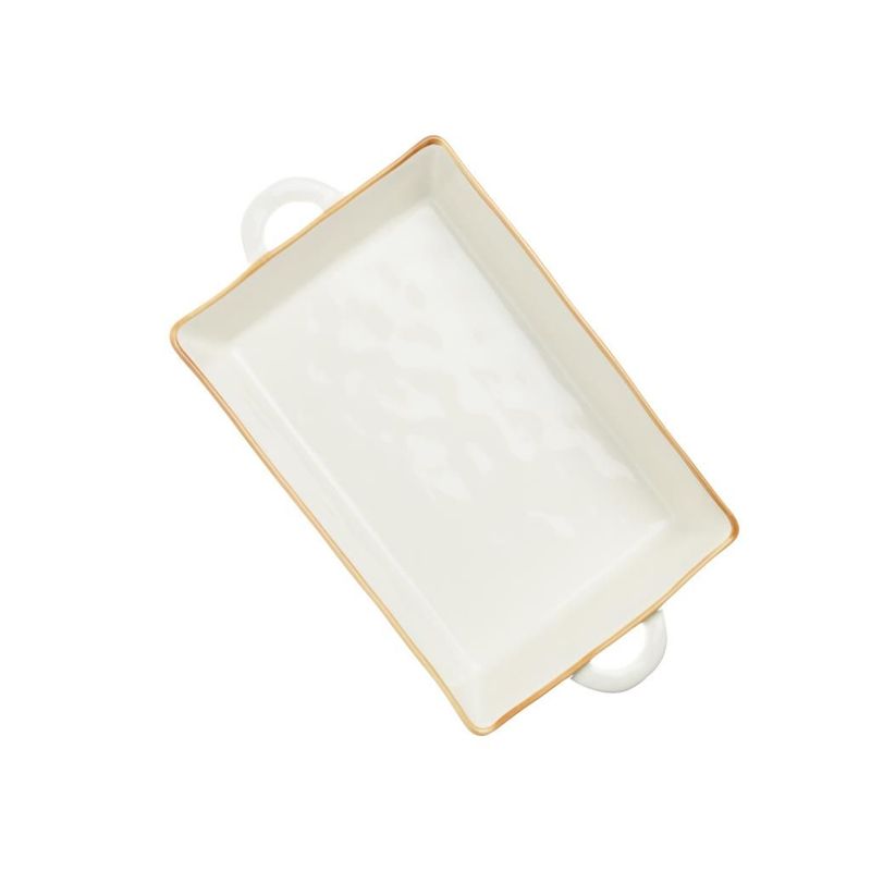 Teglia rettangolare concerto avorio 38x22xH7,5 cm. Teglia rettangolare concerto avorio 38x22xH7,5 cm.