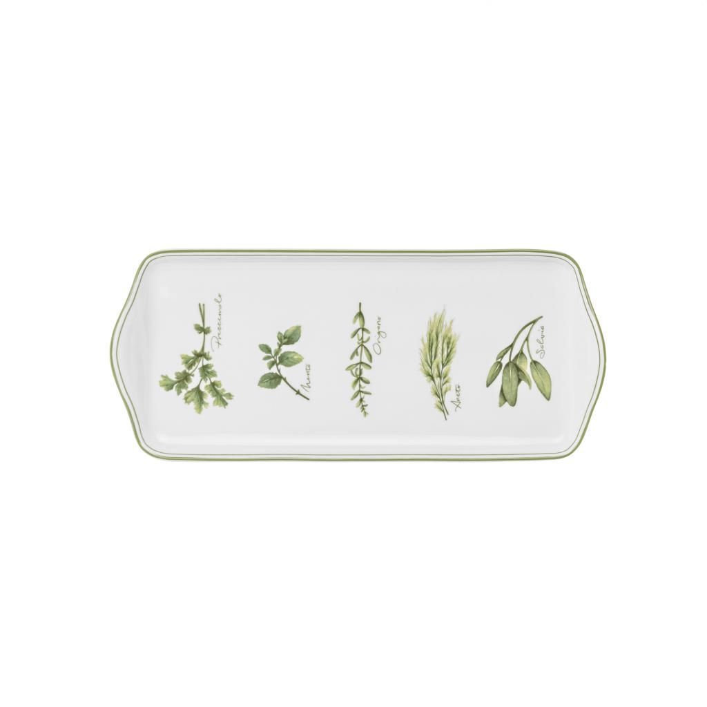 Vassoio rettangolare Coltivia 35x15 cm. Vassoio rettangolare Coltivia 35x15 cm.