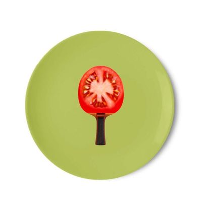 Piatto pizza 30,5cm. Mikonos decoro racchetta Piatto pizza 30,5cm. Mikonos decoro racchetta