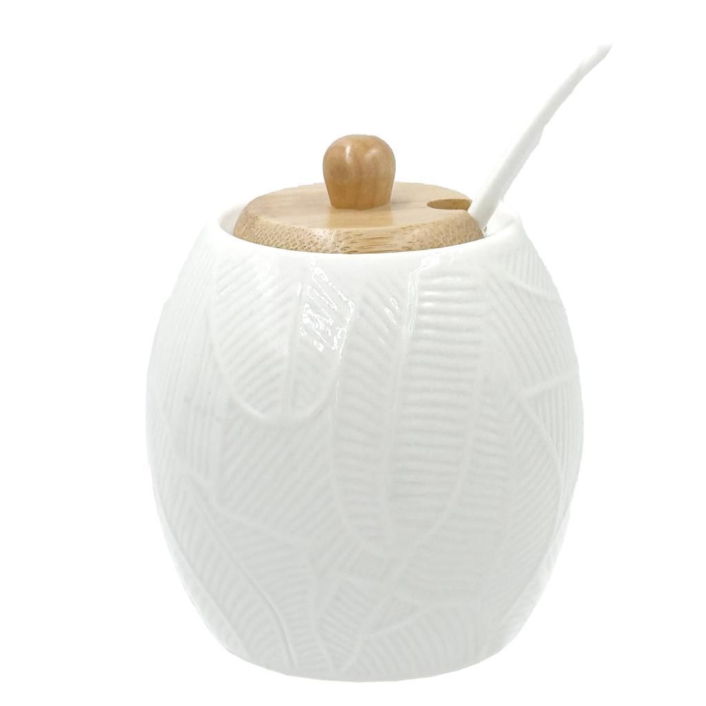 Zuccheriera foglie c.cop. legno INTAVOLA