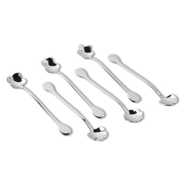 Set 6 cucchiaini Party flower acciaio inox