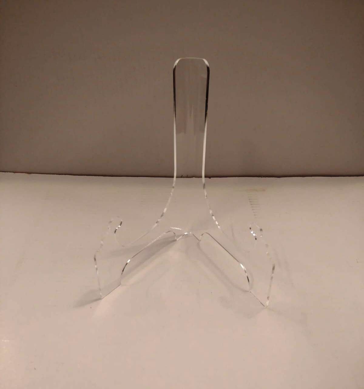 Reggipiatto plexiglas trasparente