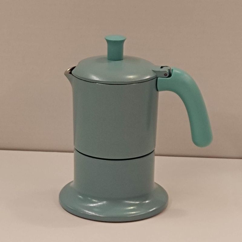 Caffettiera Colibrì azzurra 3 tazze induzione