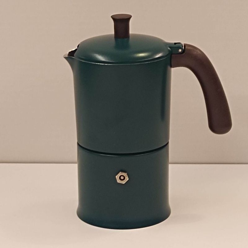 Caffettiera Libellula verde 6 tazze Gas