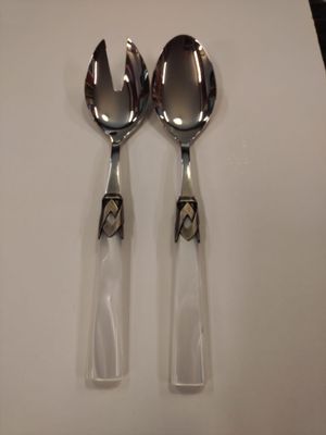 Coppia insalata capri ghiera antica bianco perlato