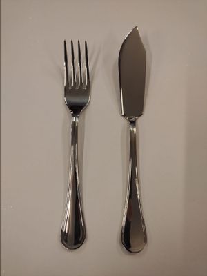 Coppia servire pesce elixir acciaio inox