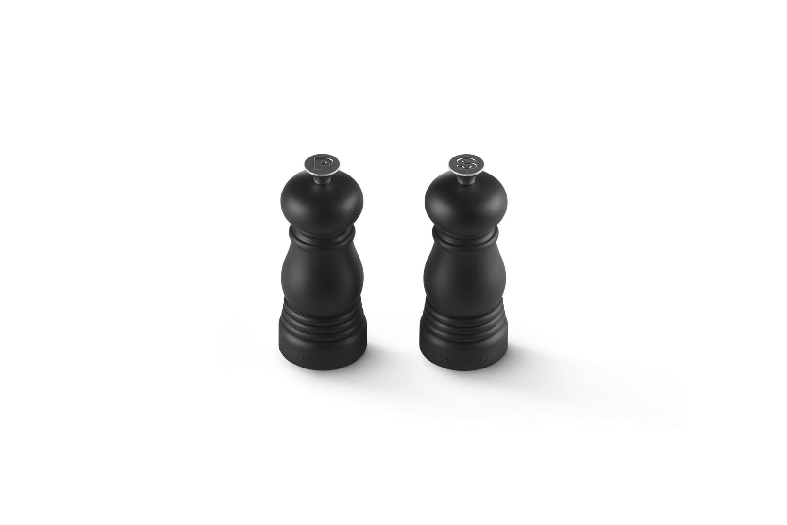 Set 2 mini macina sale e pepe cm. 12 nero matt