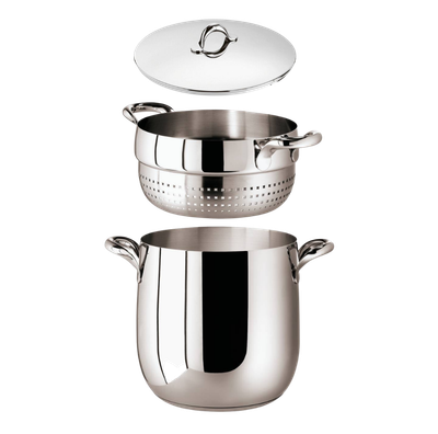 Set Pentola Alta con Cuocivapore e Coperchio 24 cm – Sambonet Kikka