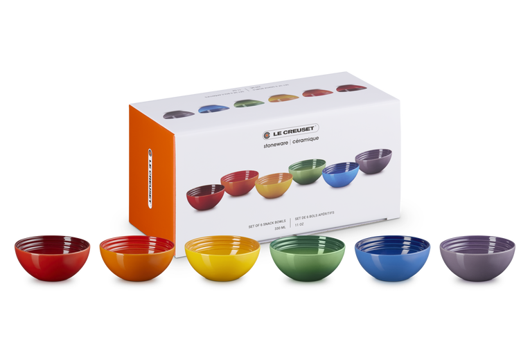 Set 6 ciotole Coupe in gres vetrificato