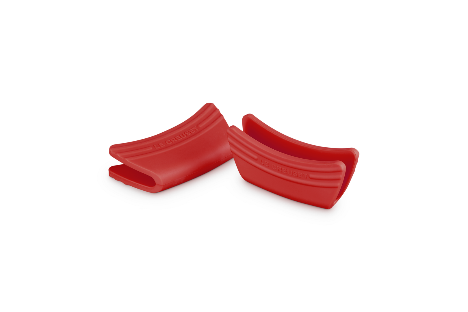Coppia presine in silicone rosso ciliegia
