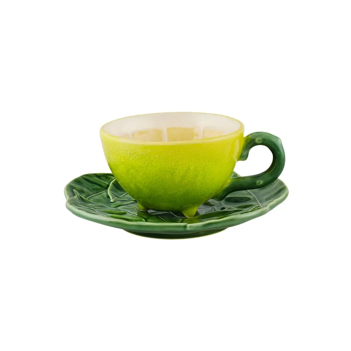 Set 2 Tazze da Tè con Piattino Limone ( Limao )