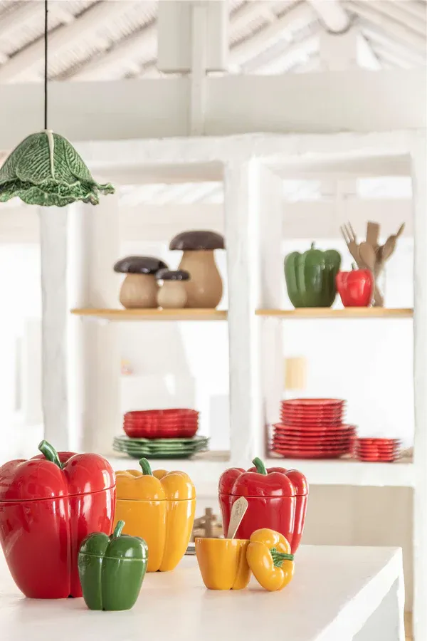 Scatola peperone ( pimento ) piccola gialla