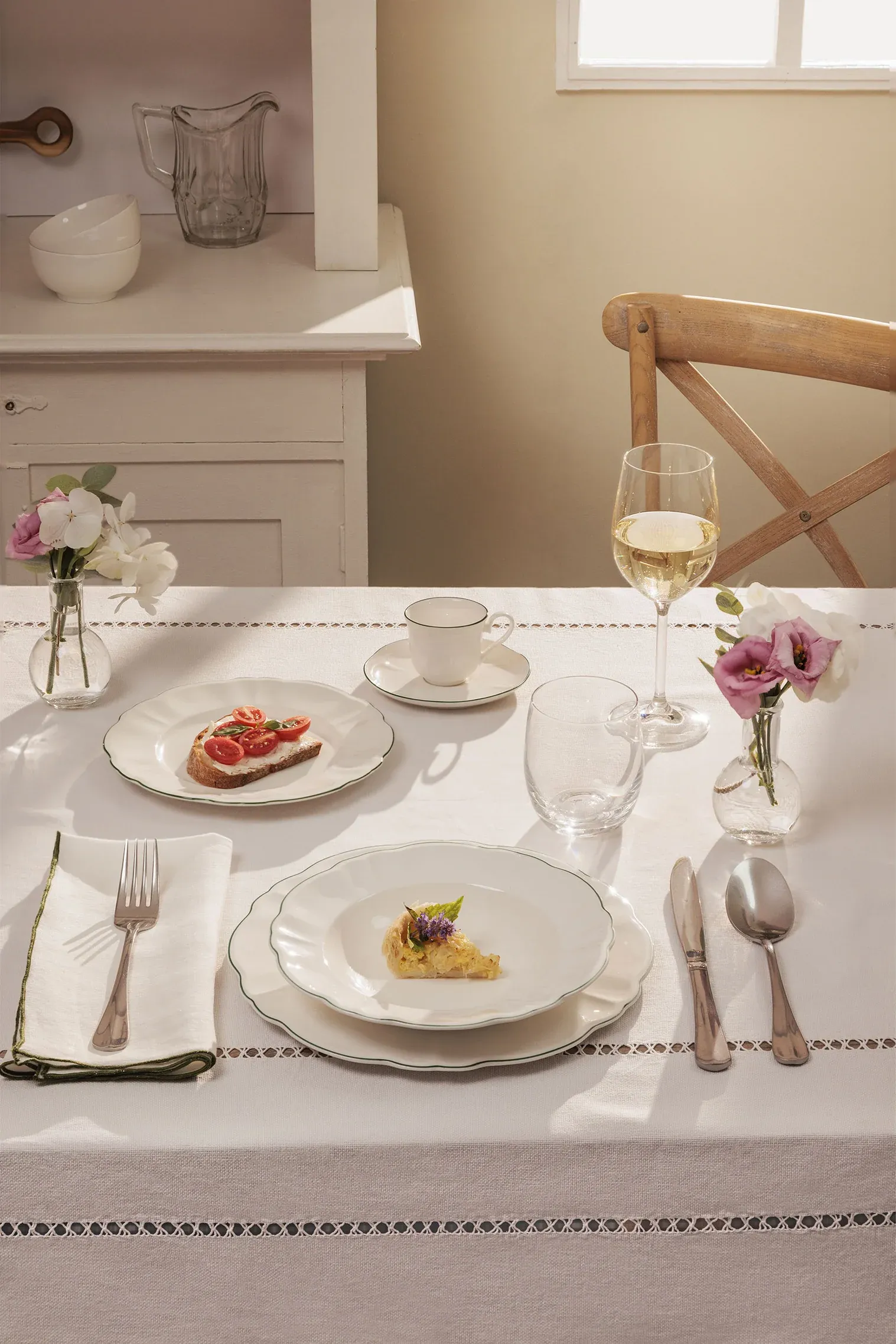 Set 6 tazzine caffè con piattino Teresa in gift box