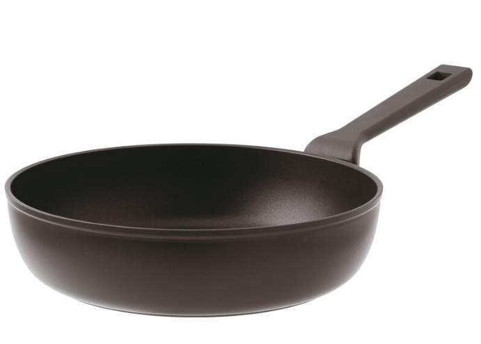 Set 2 Padelle alte Antiaderenti e 2 coperchi, Titan Pro Ø 24, 28 cm – Double Induction