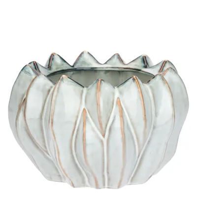 Cachepot L Azzurro Brassica Ø26x16 cm.