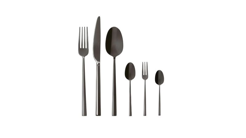 Set posate Rock 36 pz. Rock Mirror PVD 2Black - Sambonet