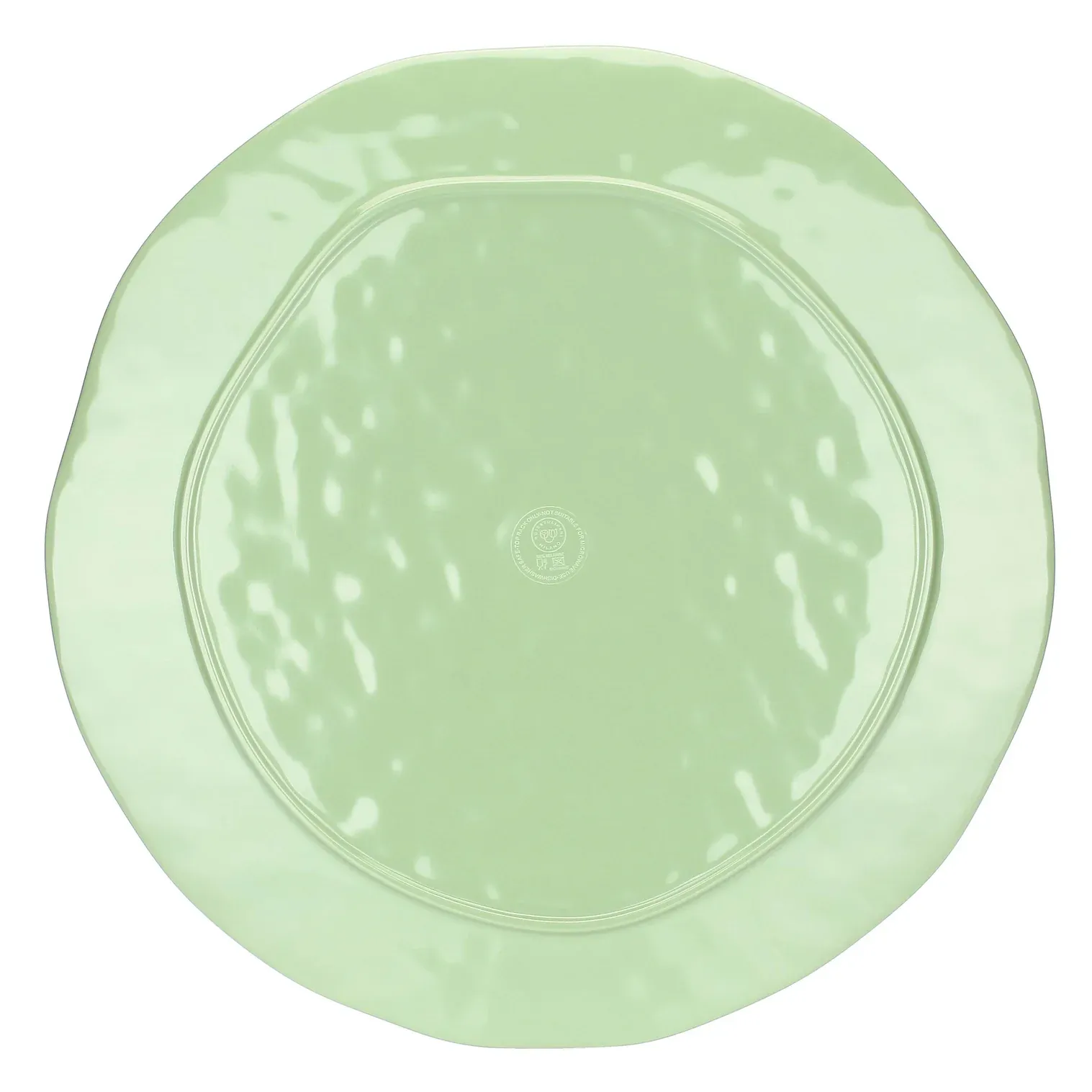 Vassoio Tondo Atmosfera verde cm.42