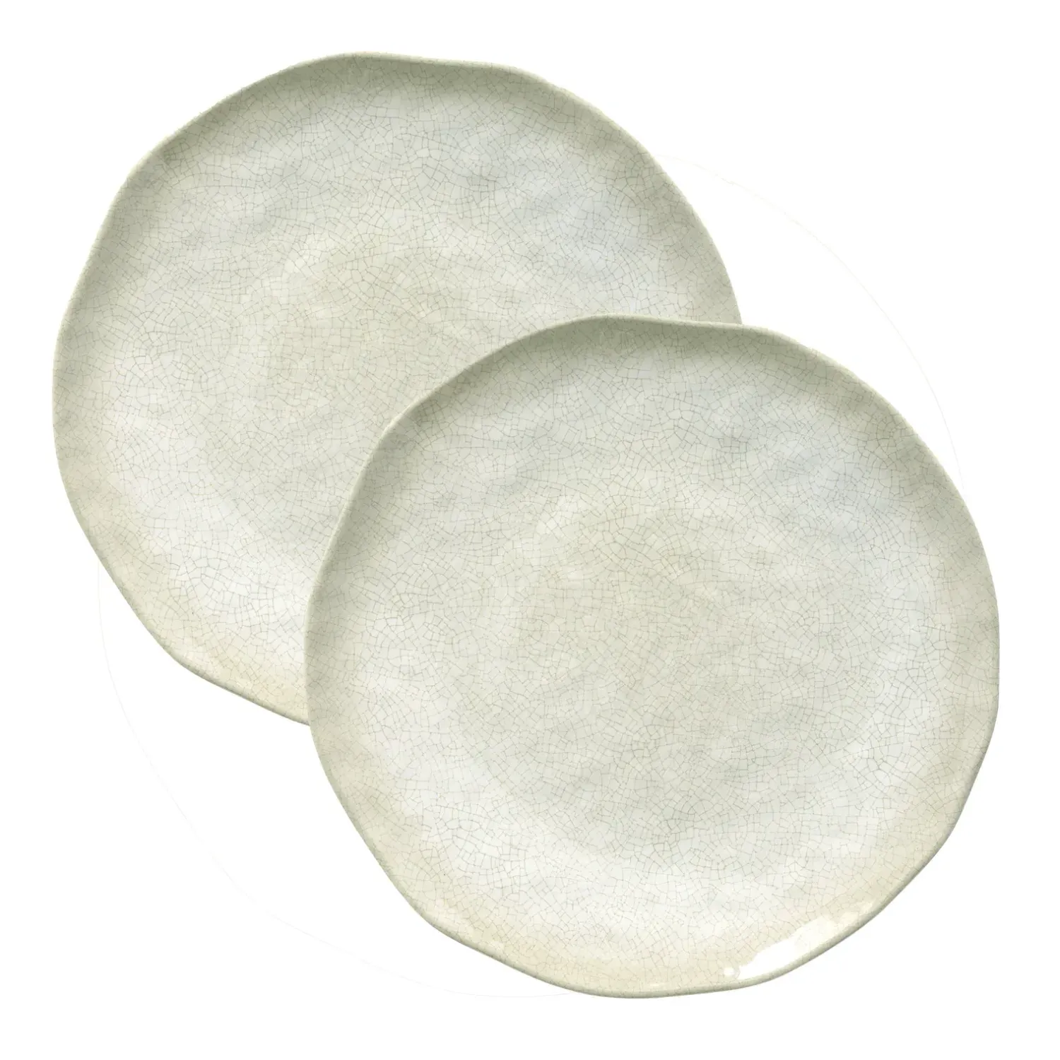 Set 2 piatti piani  Atmosfera tortora Ø27 cm