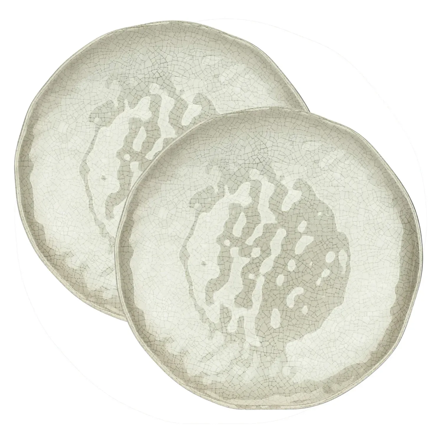 Set 2 piatti frutta  Atmosfera tortora Ø21 cm