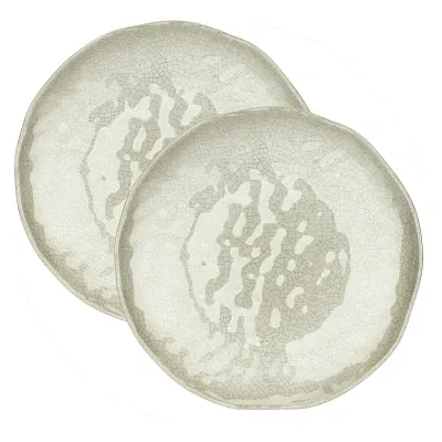 Set 2 piatti frutta  Atmosfera tortora Ø21 cm