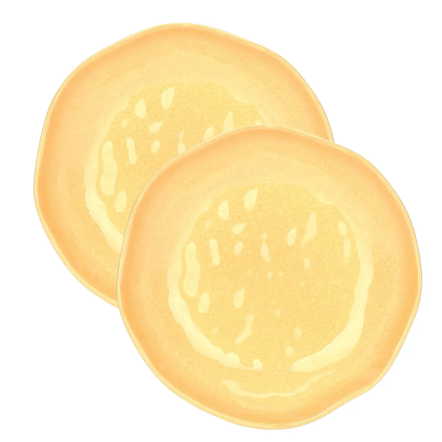 Set 2 piatti fondi Atmosfera ocra Ø21 cm Set 2 piatti fondi Atmosfera ocra Ø21 cm