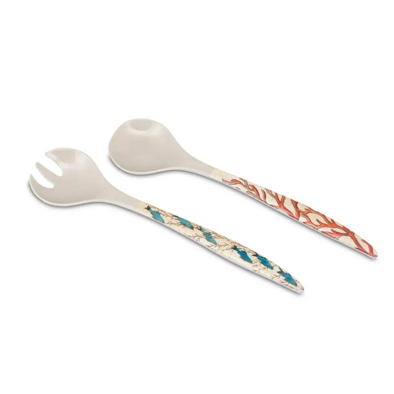 Coppia servire insalata Sea Life 29x7 cm
